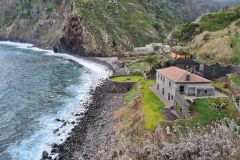 Stone Houses on a Fajã near São Jorge, Madeira
