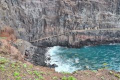 Historic Cliffside Access Path Above the Atlantic near São Jorge, Madeira