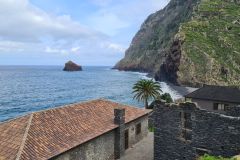 Stone Houses Overlooking the Atlantic near São Jorge, Madeira