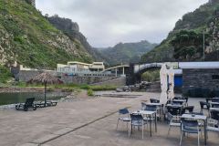 Riverside Natural Pools and Café Terrace in São Jorge, Madeira