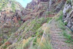 Stone Steps on Caminho Real Above Paul do Mar, Madeira