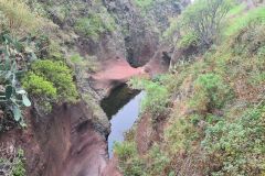 Eroded Volcanic Pool on Caminho Real de Paul do Mar, Madeira