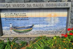 Praça Vasco da Gama Rodrigues Tile Mural, Paul do Mar, Madeira