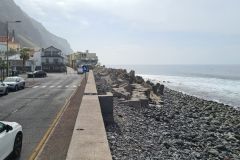 Seafront Road and Breakwater, Paul do Mar, Madeira