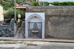 Historic Street Fountain Niche in Paul do Mar, Madeira
