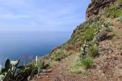 Cliffside Coastal Trail above Paul do Mar, Madeira