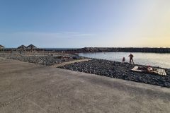 Golden Hour at Ribeira Brava Seafront, Madeira