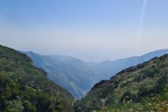 Hazy Mountain Gorge above Levada do Paul II, Madeira