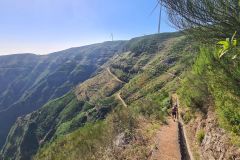 Levada do Paul II Above the Ribeira da Janela Valley, Paul da Serra, Madeira
