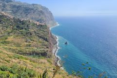 Cliffs and Terraced Coastline above the Atlantic, Madeira