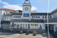 Clock Tower Civic Building in a Madeira Town