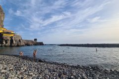 Sheltered Pebble Bay on Madeira’s South Coast