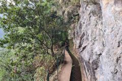 Levada Footpath Along Cliff, Levada do Rei, Madeira