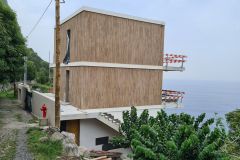 Modern Cliffside House under Construction, São Jorge, Madeira