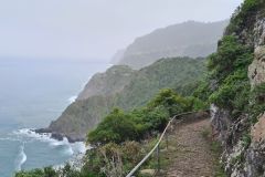 Coastal Cliff Path Near Arco de São Jorge, Madeira