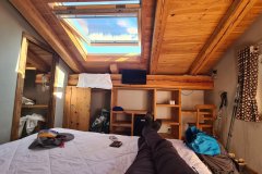 Alpine Lodge Attic Room in the Italian Alps