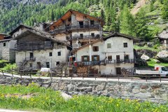 Traditional Stone Houses in Valnontey Hamlet, Gran Paradiso National Park