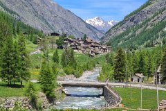 Valnontey Village Above the Torrente Savara, Gran Paradiso National Park