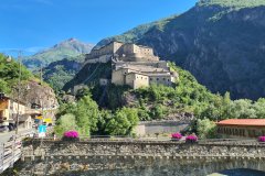 Forte di Bard Dominating the Dora Baltea Gorge, Aosta Valley
