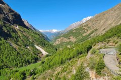 Alpine Valley View in Gran Paradiso National Park, Aosta Valley
