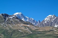 Mont Blanc Massif Seen from Col du Petit Saint-Bernard, Aosta Valley, Italy–France Border