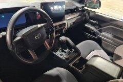 Interior of a Toyota Tacoma Pickup Truck