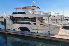 Luxury Yacht at Navy Pier Marina, Chicago