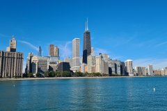 Chicago Lakefront Skyline with John Hancock Center, Downtown Chicago