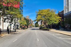 Chicago Empty Street View, Downtown Chicago