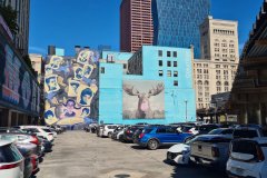 Chicago Columbia College Murals and Parking Lot, Illinois, United States