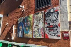 Chicago Street Art Murals in Alley, Illinois, United States