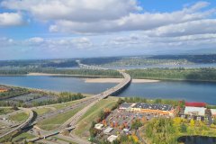 I-205 Bridge Crossing the Columbia River near Portland, Oregon