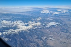 Aerial View of Snow-Capped Mountain Ranges in the Pacific Northwest