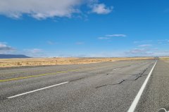 Open Highway on the Columbia Plateau near Vantage, Washington