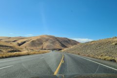 Highway Through Rattlesnake Hills, Columbia Basin, Washington