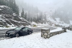 Early Snowfall at Paradise Road, Mount Rainier National Park, Washington