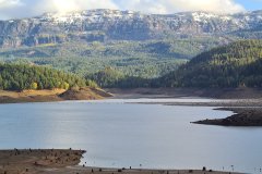 Riffe Lake and the Cowlitz River beneath the Southern Cascades, Lewis County, Washington