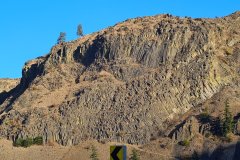 Columnar Basalt Formation in the Columbia River Basalt Region, Central Washington