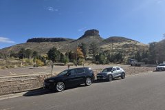 South Table Mountain Rising Above Golden, Colorado — Front Range Mesa Landscape