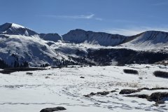 Snowbound Alpine Cirque Near Independence Pass, Sawatch Range, Colorado