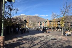 Autumn Afternoon on the Pedestrian Mall in Aspen, Colorado