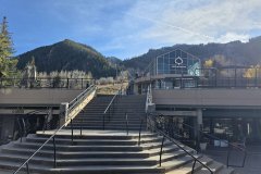 Aspen Mountain Gondola Plaza in Autumn, Aspen, Colorado