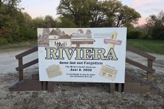 The Riviera Memorial Sign in Gardner