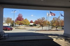 Autumn Morning View from Hotel Entrance, Bolingbrook, Illinois