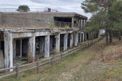 Abandoned Coastal Fort Structures at Fort Foster, Kittery, Maine