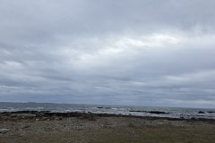 Overcast Atlantic Shoreline at Fort Foster, Kittery, Maine