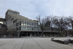 Late-Autumn Plaza at the MIT Science Center — Cambridge