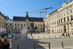 Inner Courtyard of the Hofburg Palace, Vienna, Austria
