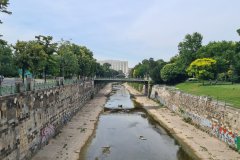 Wienfluss near Stadtpark, Vienna, Austria