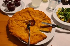 Viennese Schnitzel at Figlmüller, Vienna, Austria